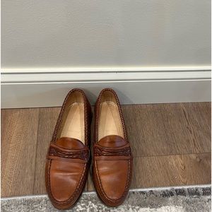 Allen Edmonds brown size 10D leather loafers